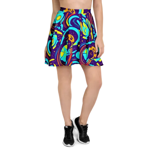 Blasted Bazaar on a Skater Skirt