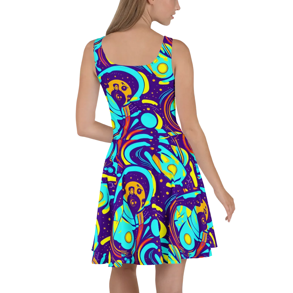 Blasted Bazaar on Skater Dress — Back