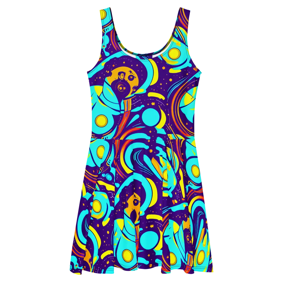 Blasted Bazaar on Skater Dress — Front