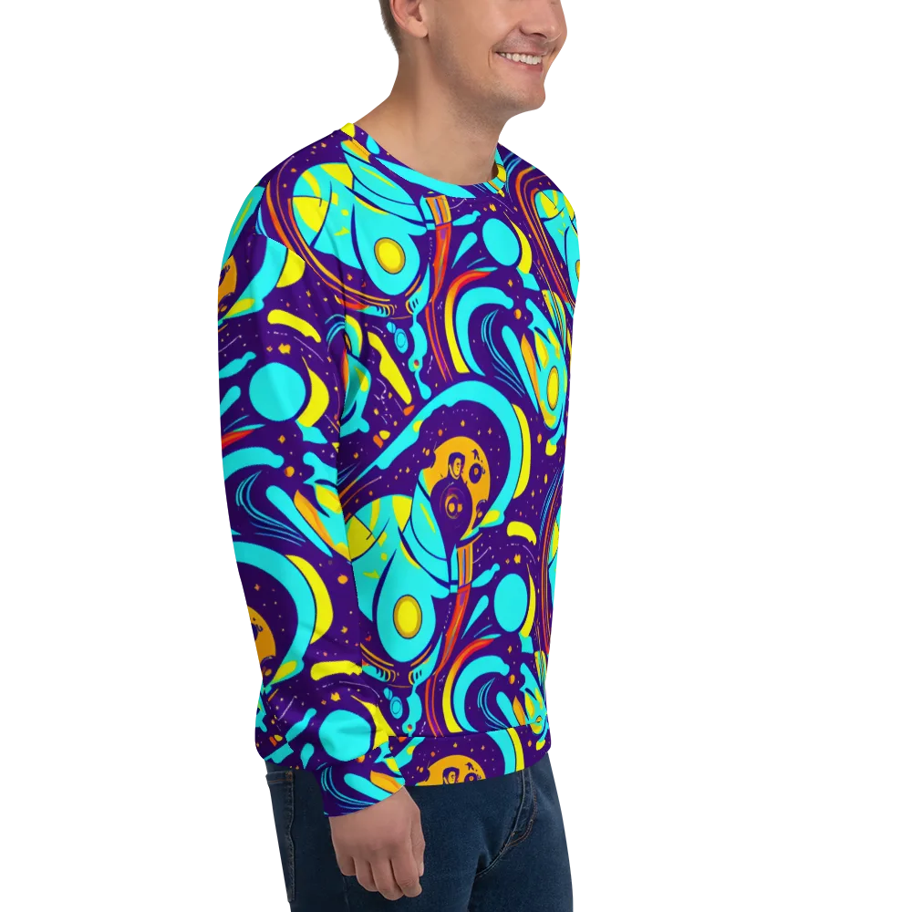 Blasted Bazaar on Sweatshirt — Right Front