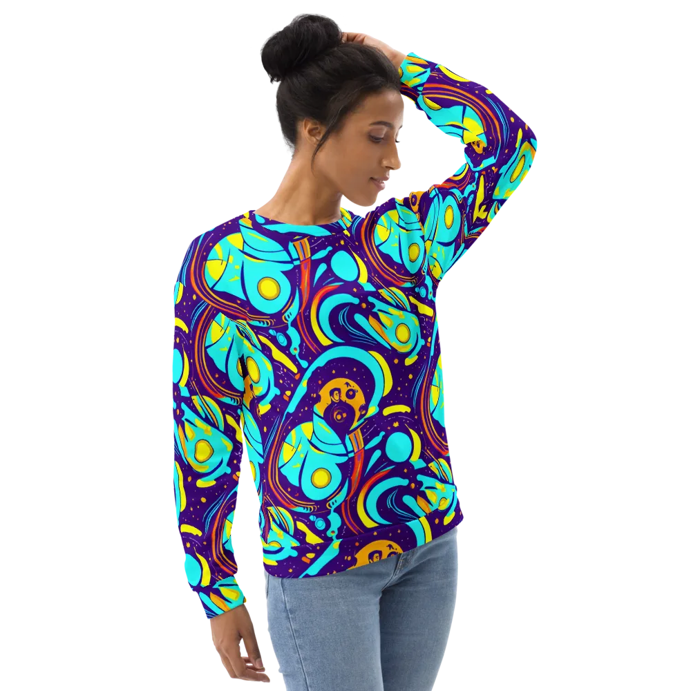 Blasted Bazaar on Sweatshirt — Right Front