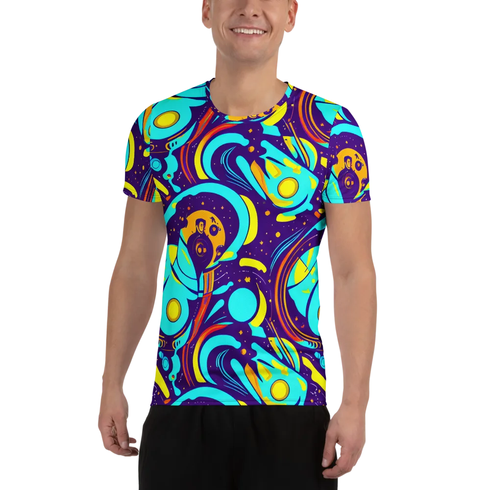 Blasted Bazaar on Men's Athletic T-Shirt — Front