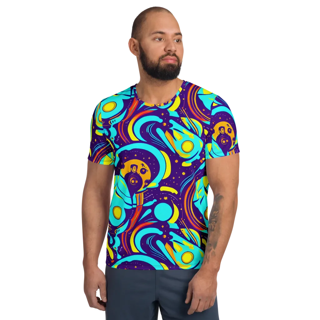 Blasted Bazaar on Men's Athletic T-Shirt — Front