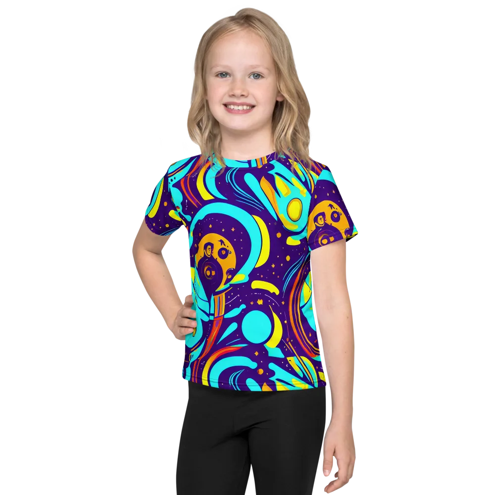 Blasted Bazaar on Kids Crew Neck T-Shirt — Front