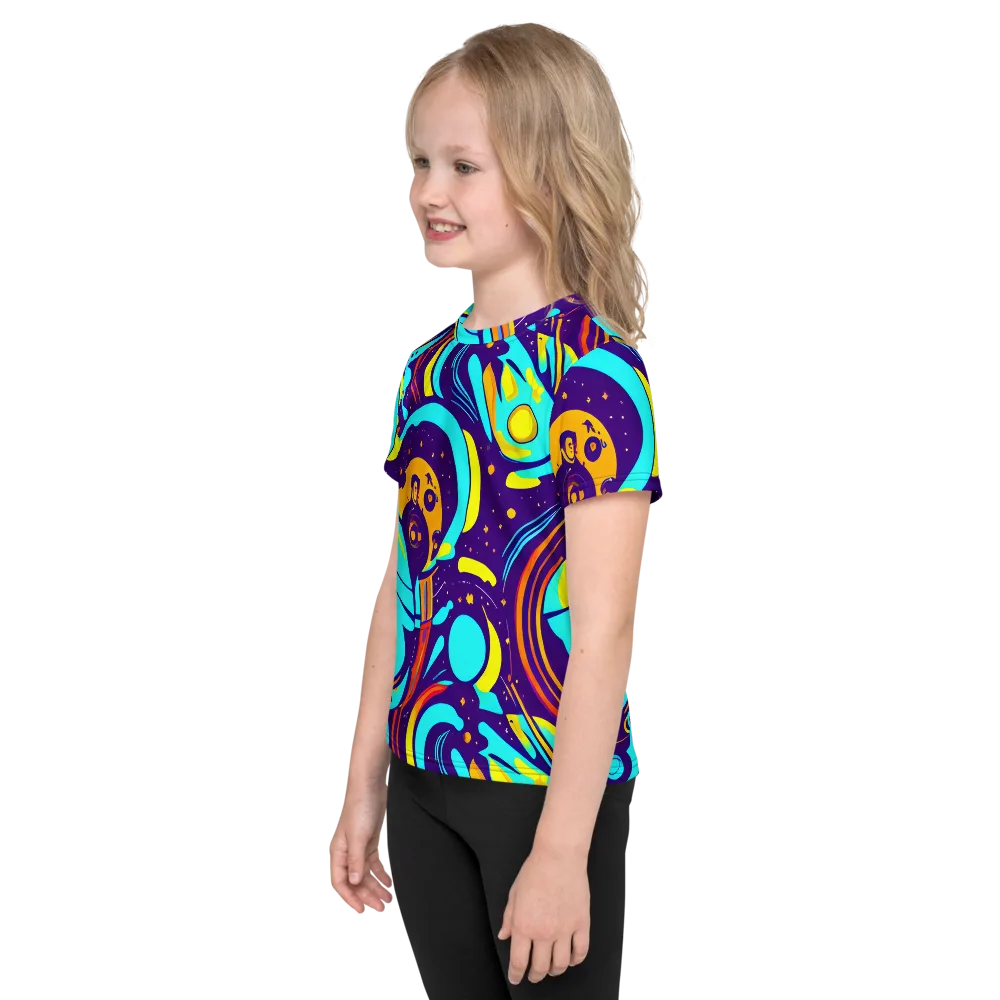 Blasted Bazaar on Kids Crew Neck T-Shirt — Left