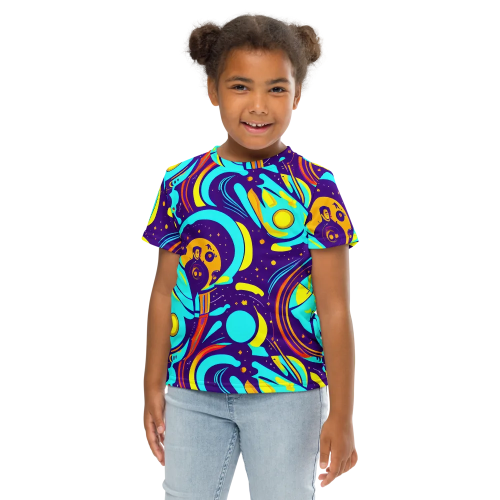 Blasted Bazaar on Kids Crew Neck T-Shirt — Front