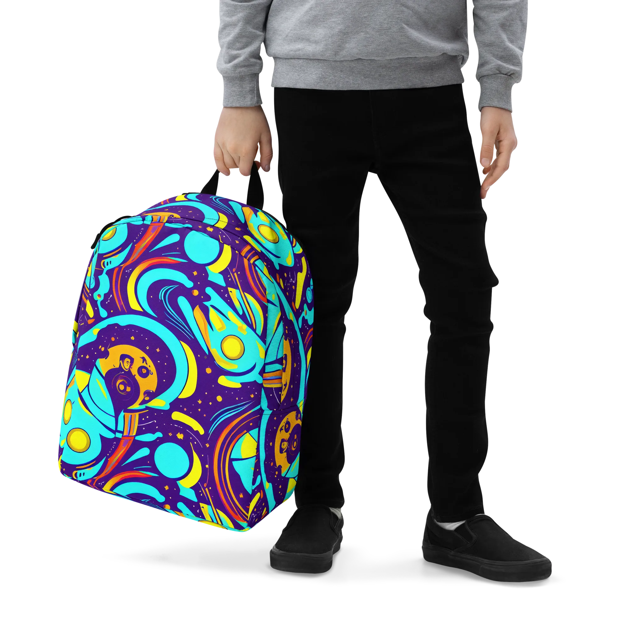 Blasted Bazaar on Minimalist Backpack — Zoomed-in