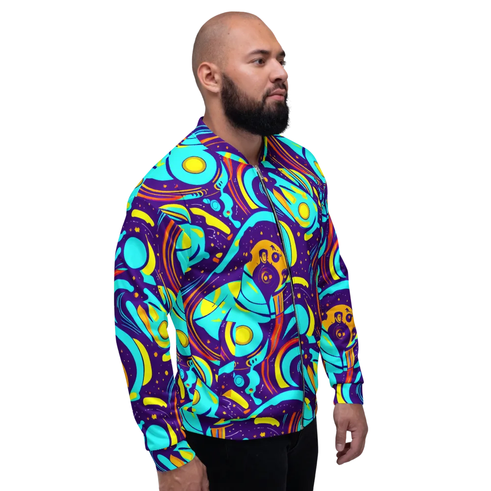 Blasted Bazaar on Bomber Jacket — Right
