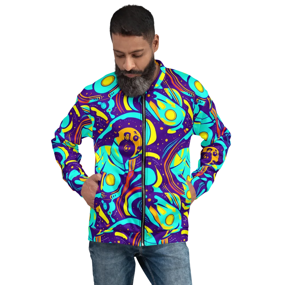Blasted Bazaar on Bomber Jacket — Front