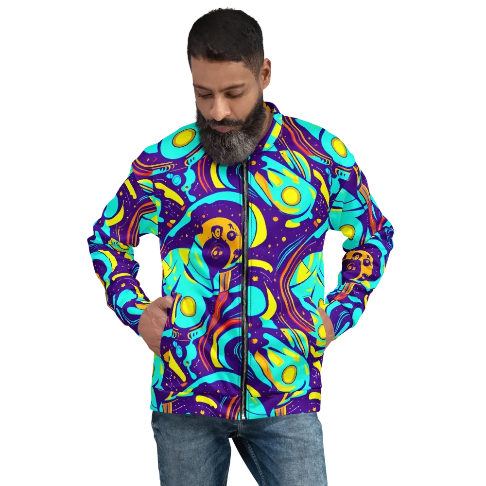 Blasted Bazaar on Bomber Jacket — Front