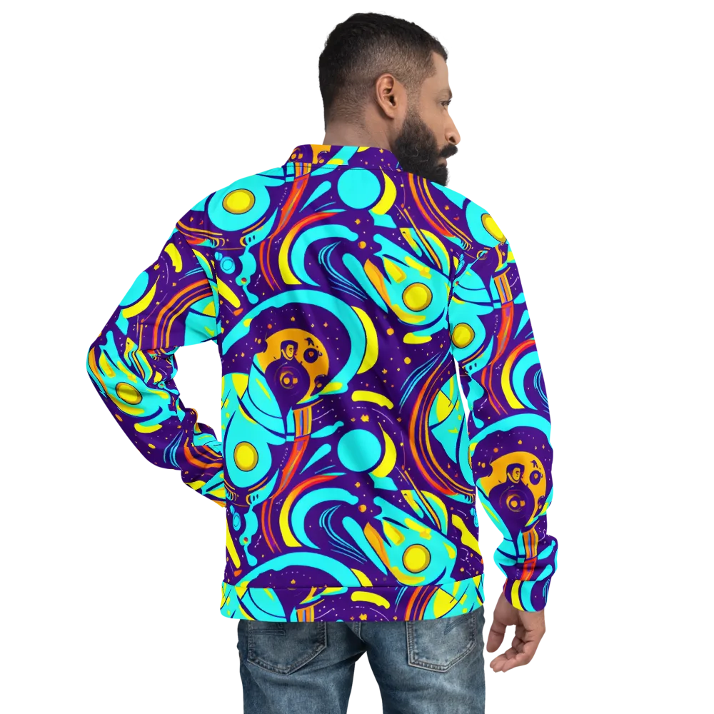 Blasted Bazaar on Bomber Jacket — Back
