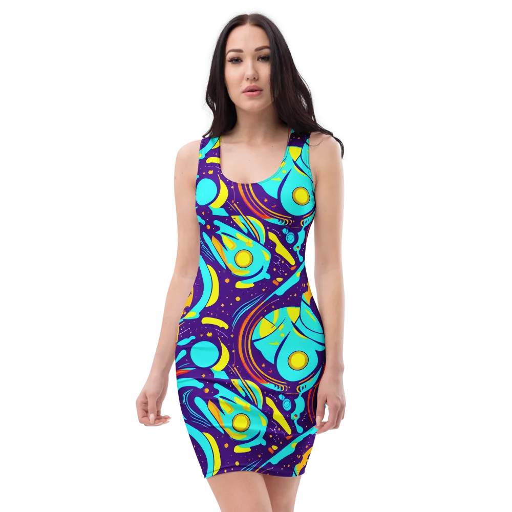 Blasted Bazaar on Bodycon Dress — Front