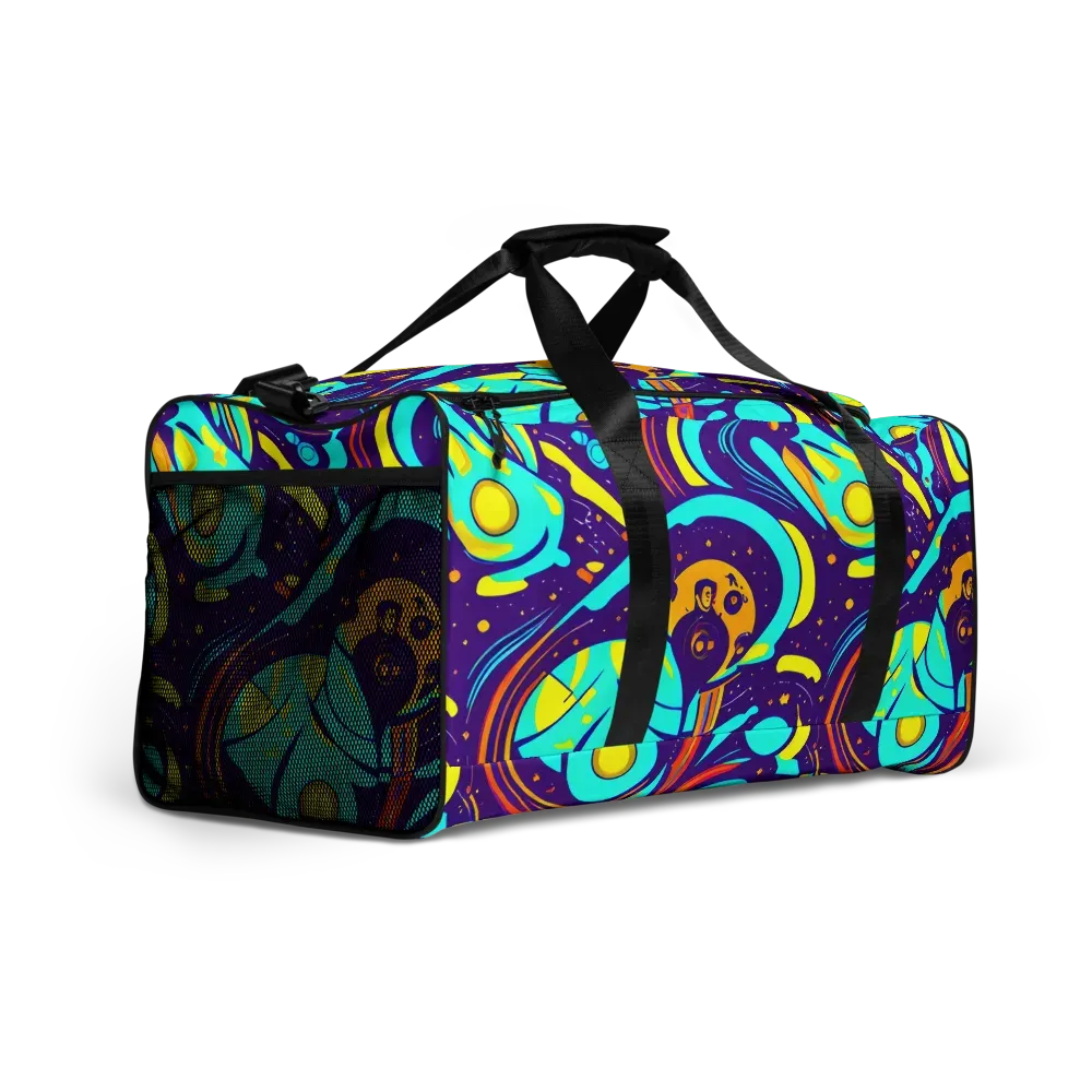 Blasted Bazaar on Duffle Bag — Right Front