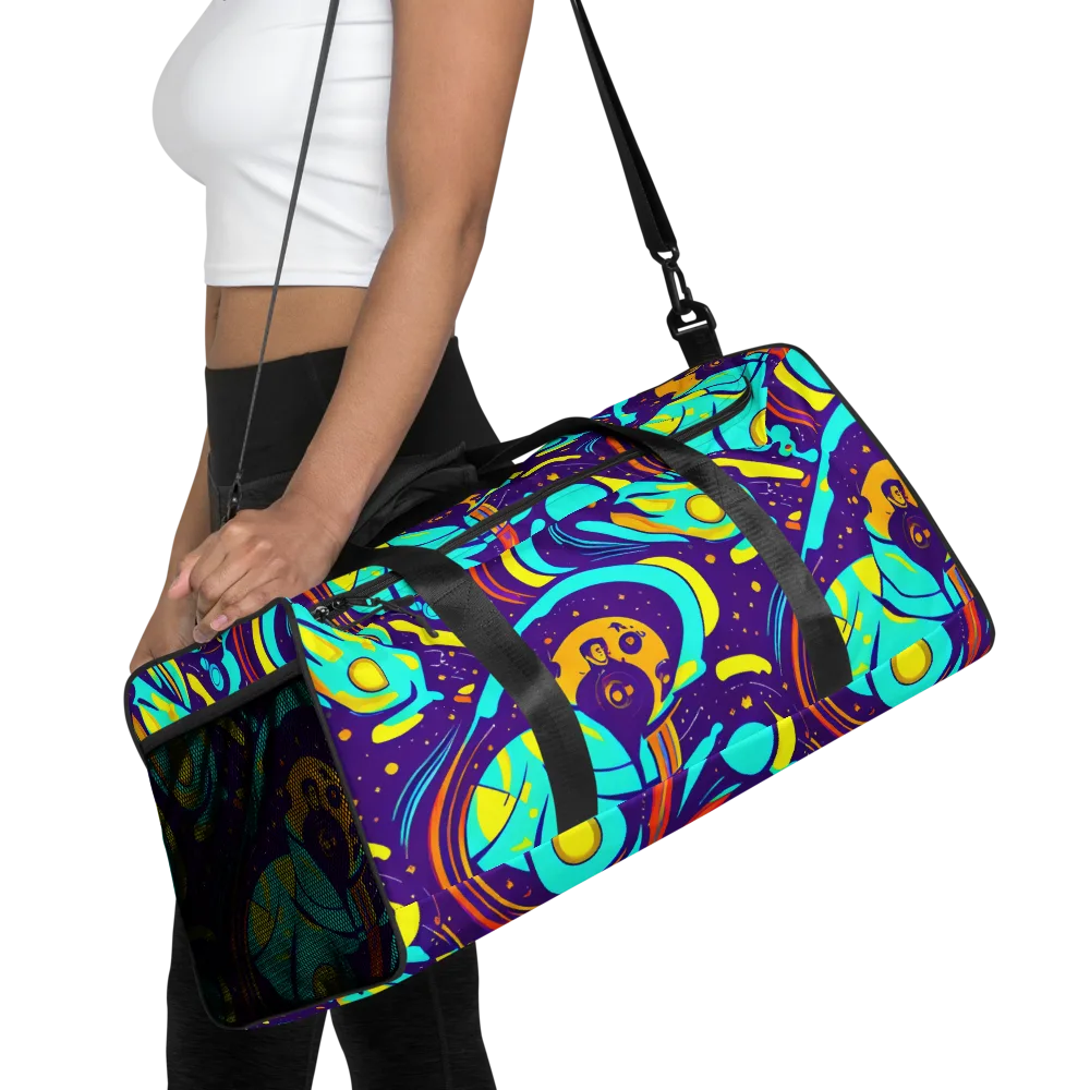 Blasted Bazaar on Duffle Bag — Front
