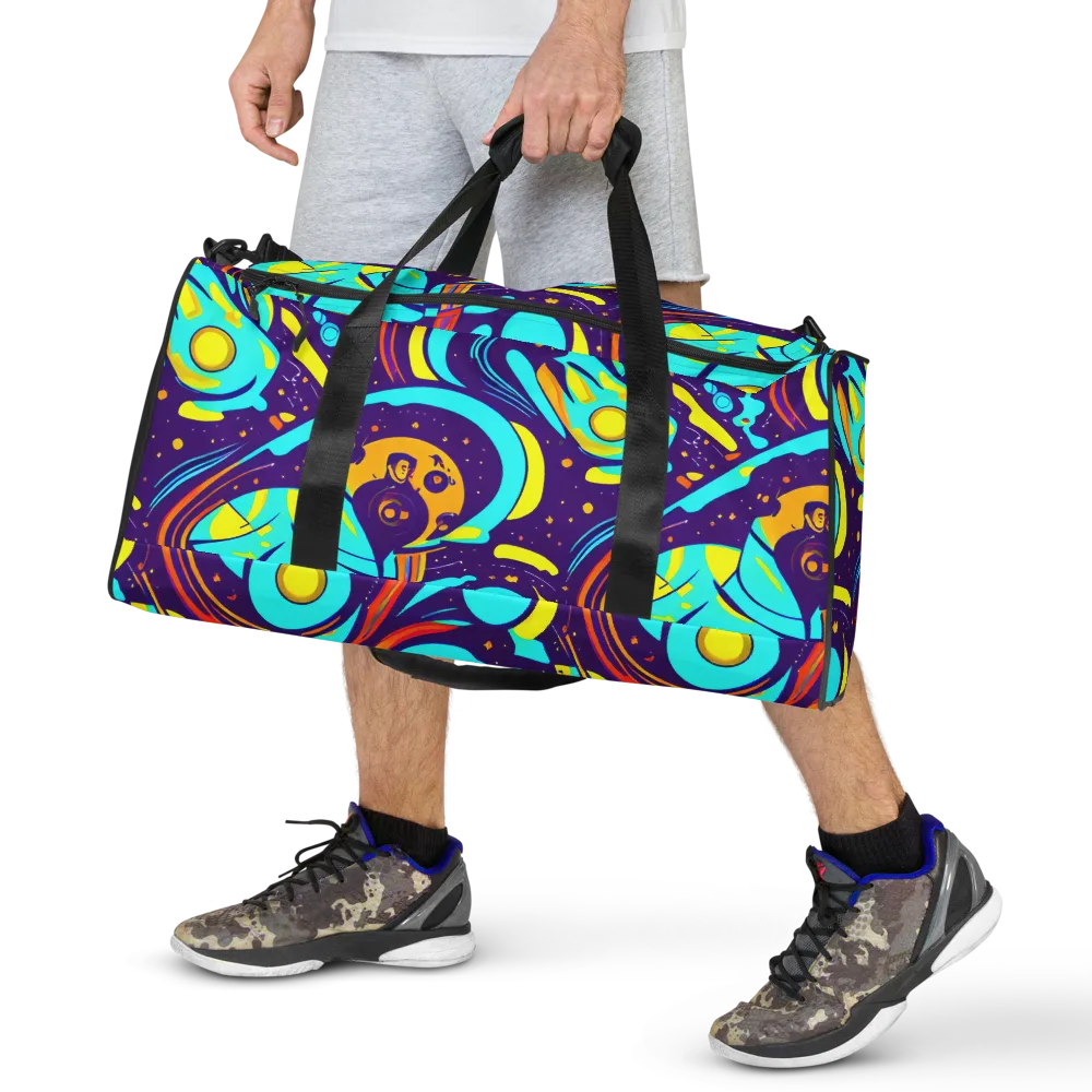 Blasted Bazaar on Duffle Bag — Front