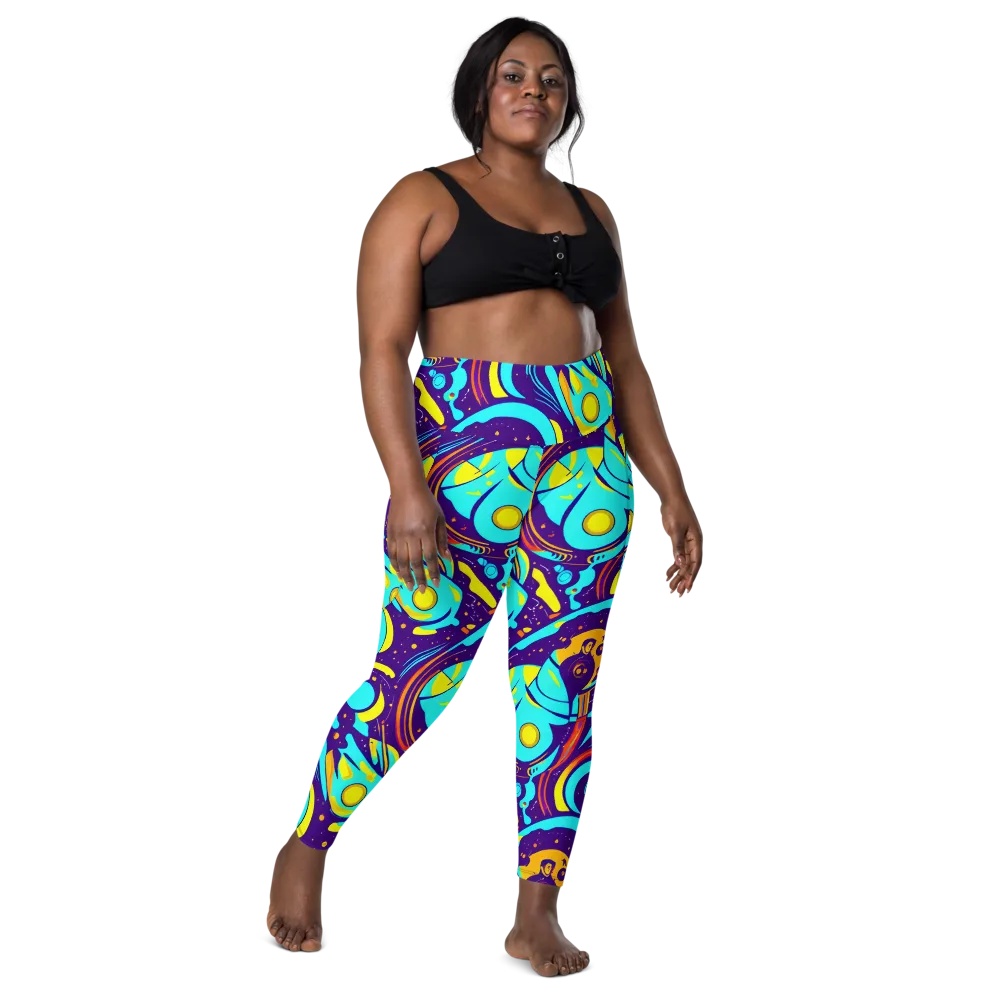 Blasted Bazaar on Leggings with Pockets — Front