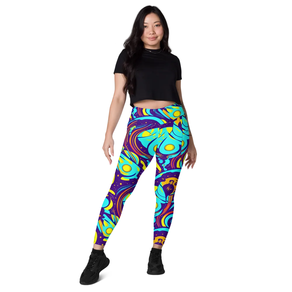 Blasted Bazaar on Leggings with Pockets — Front