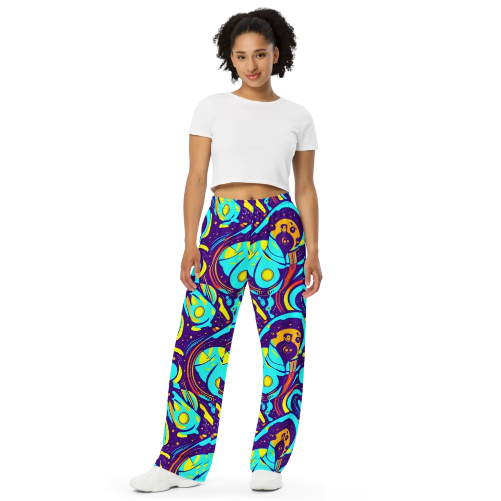 Blasted Bazaar on Wide-Leg Pants — Front