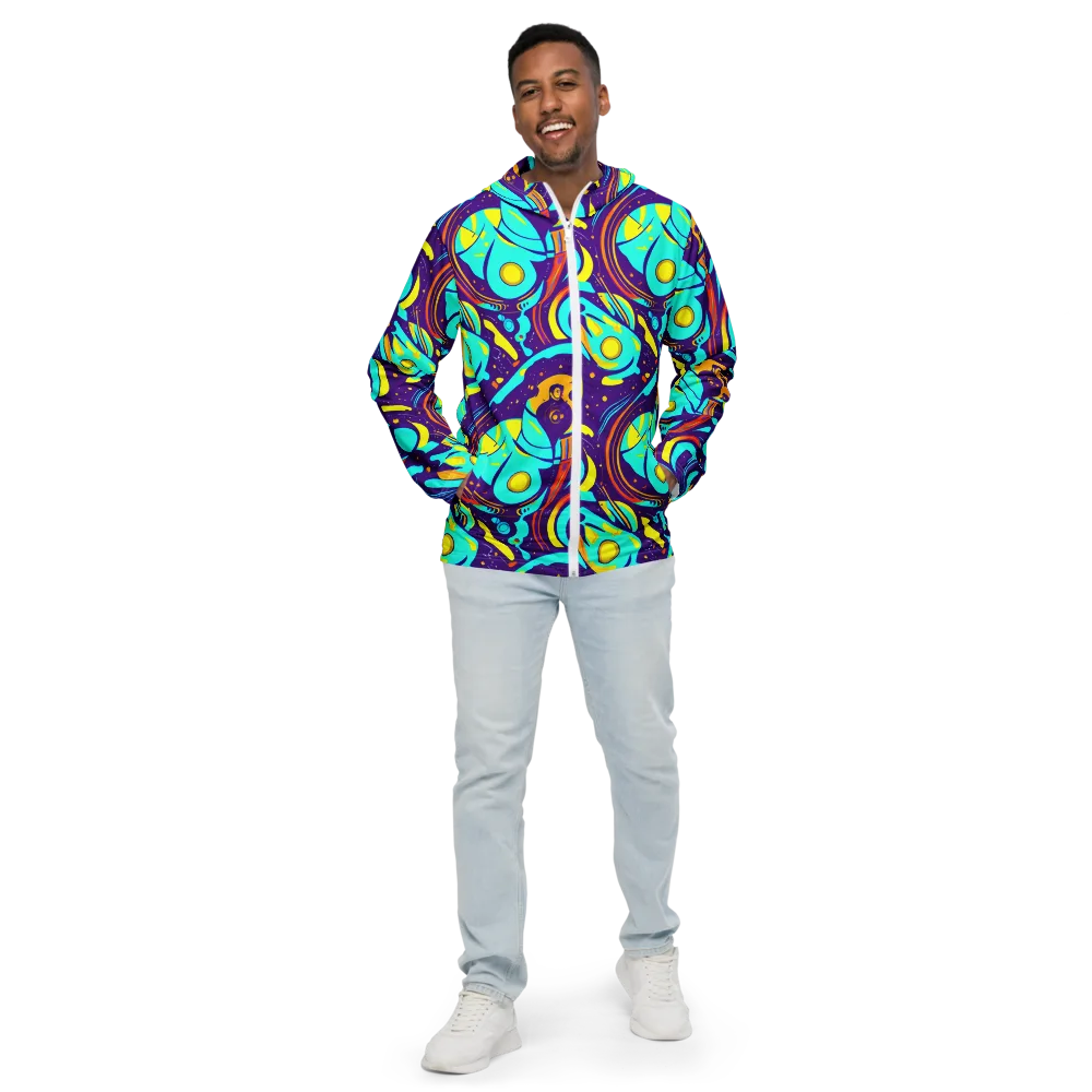 Blasted Bazaar on Men's Windbreaker — Front