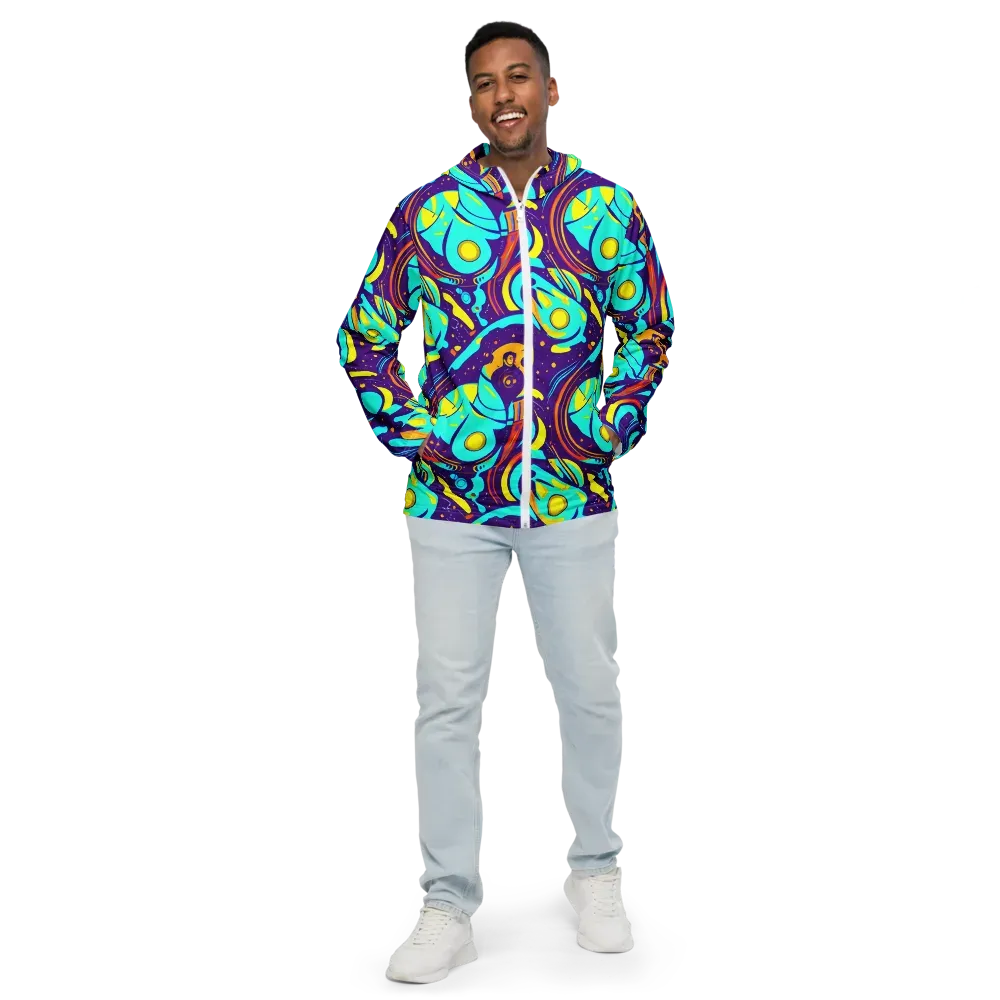 Blasted Bazaar on Men's Windbreaker — Front