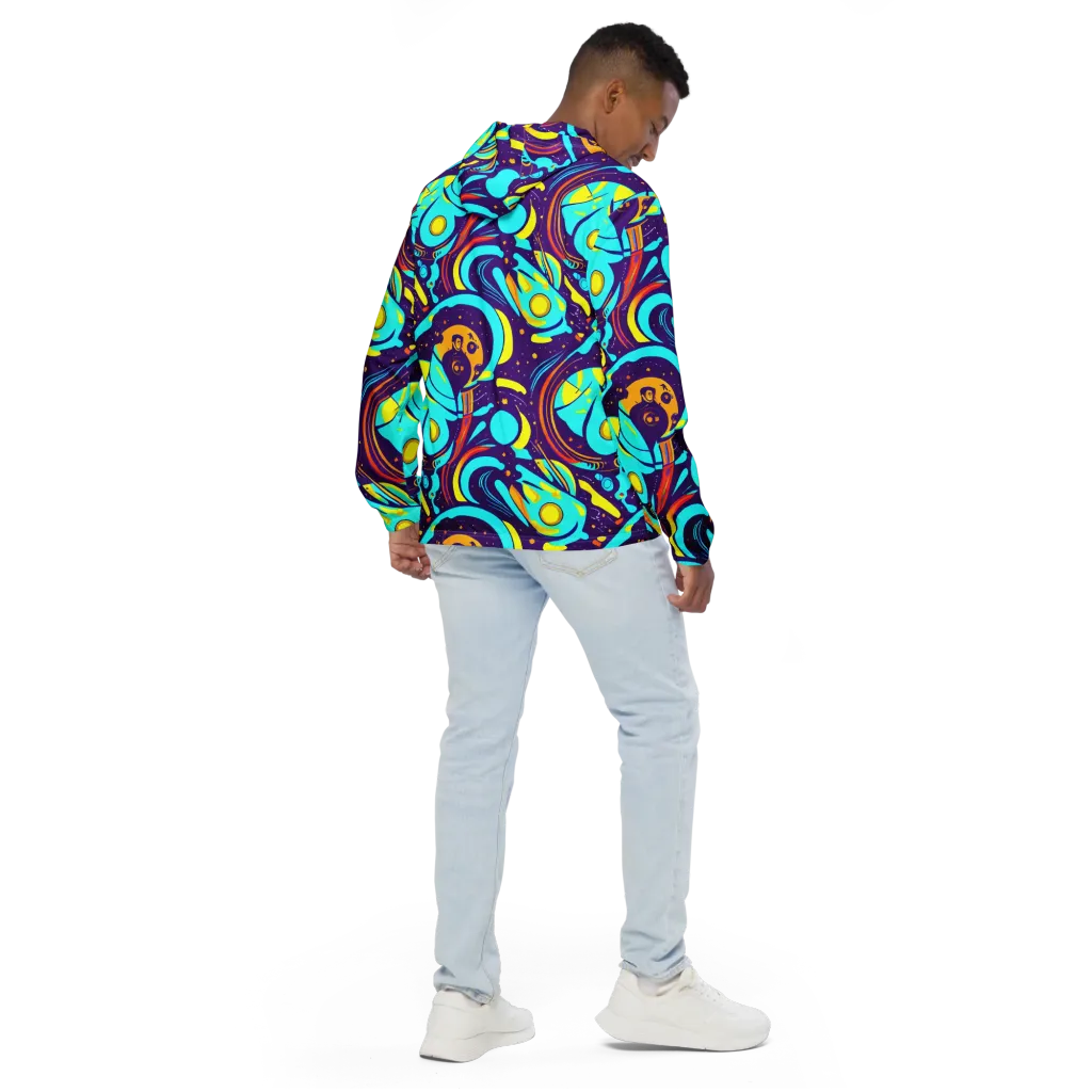Blasted Bazaar on Men's Windbreaker — Back