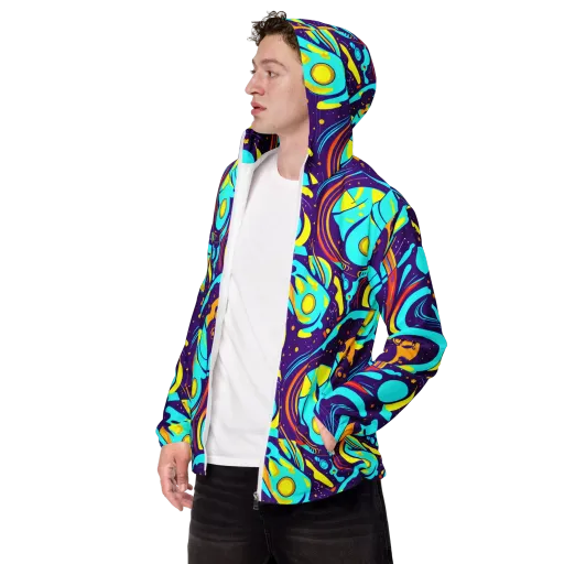 Blasted Bazaar on a Men's Windbreaker
