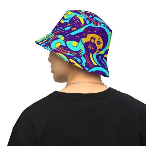 Blasted Bazaar on a Reversible Bucket Hat