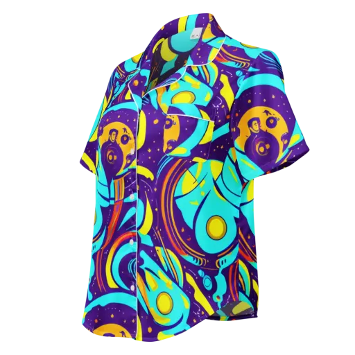 Blasted Bazaar on a Women's Short Sleeve Pajama Top
