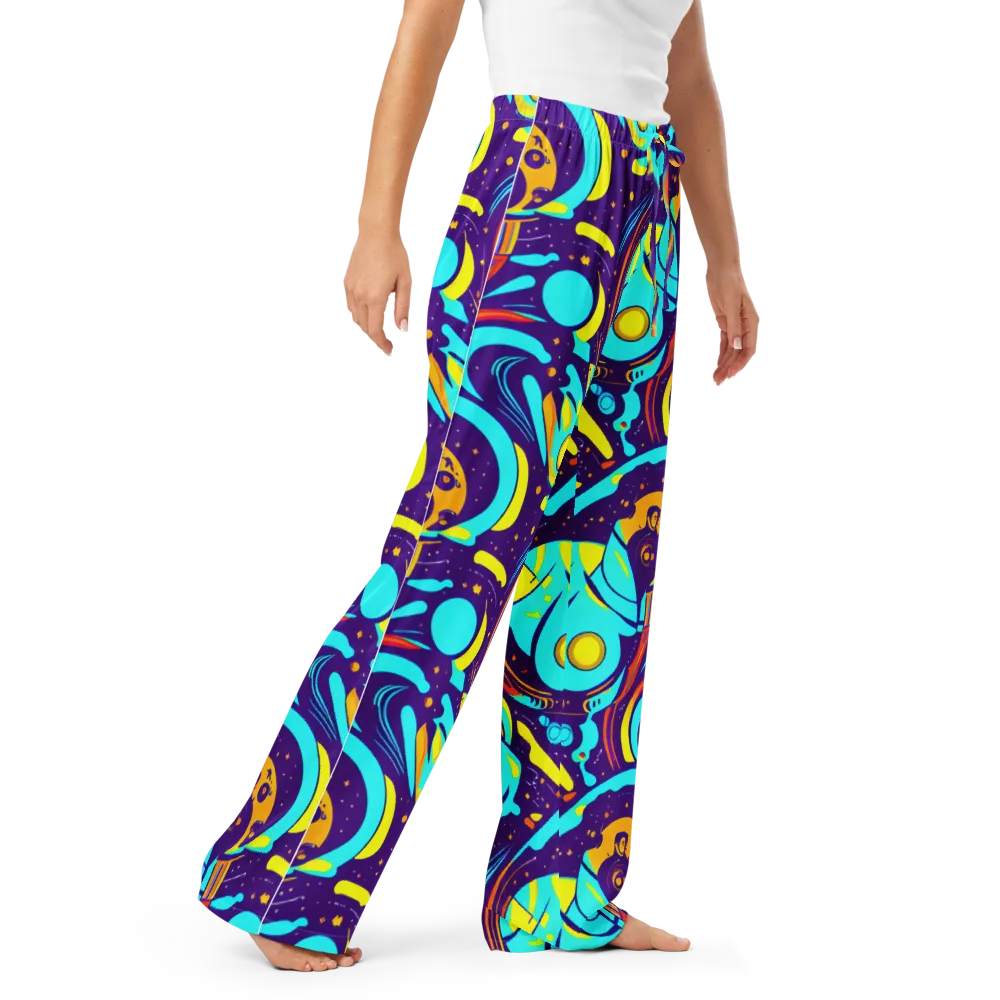 Blasted Bazaar on Women's Pajama Pants — Right Front