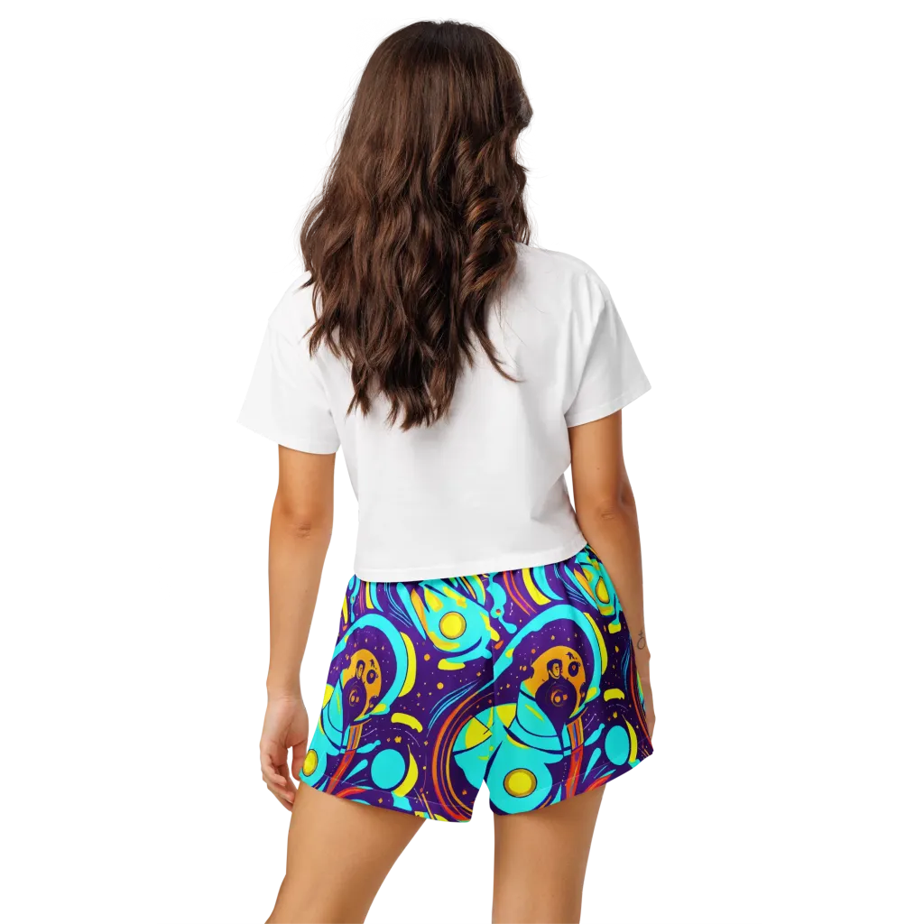 Blasted Bazaar on Women's Pajama Shorts — Back