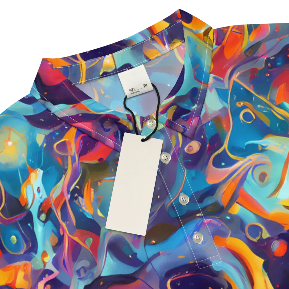 Whimsical Fusion on Men's Slim Fit Polo Shirt — Product details