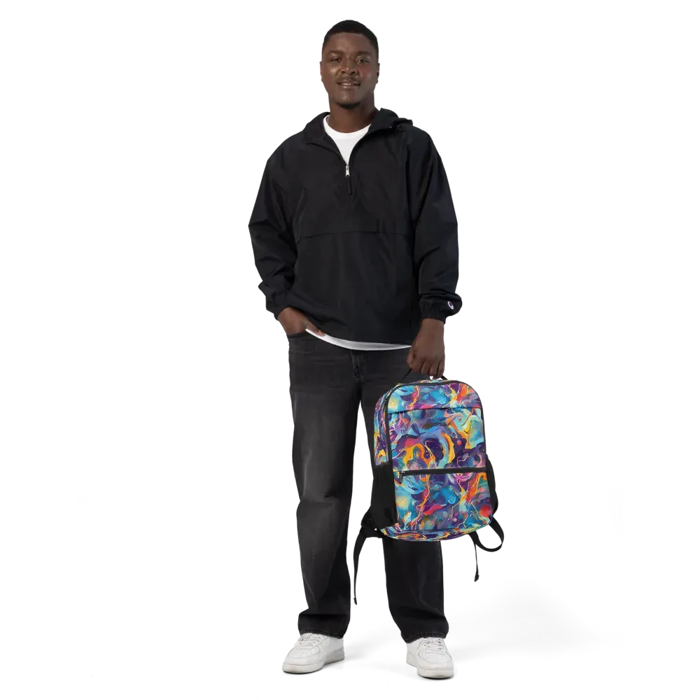 Whimsical Fusion on Utility Backpack — Front