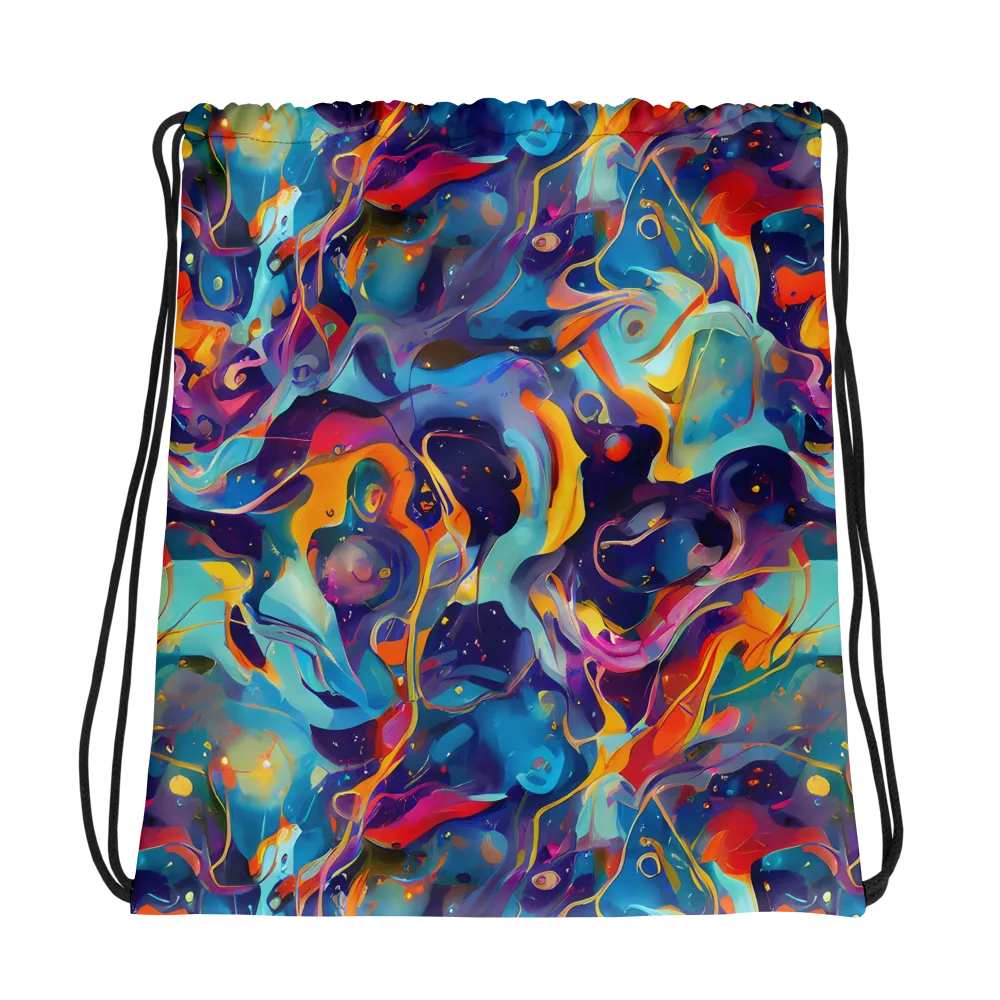 Whimsical Fusion on Drawstring Bag — Photo