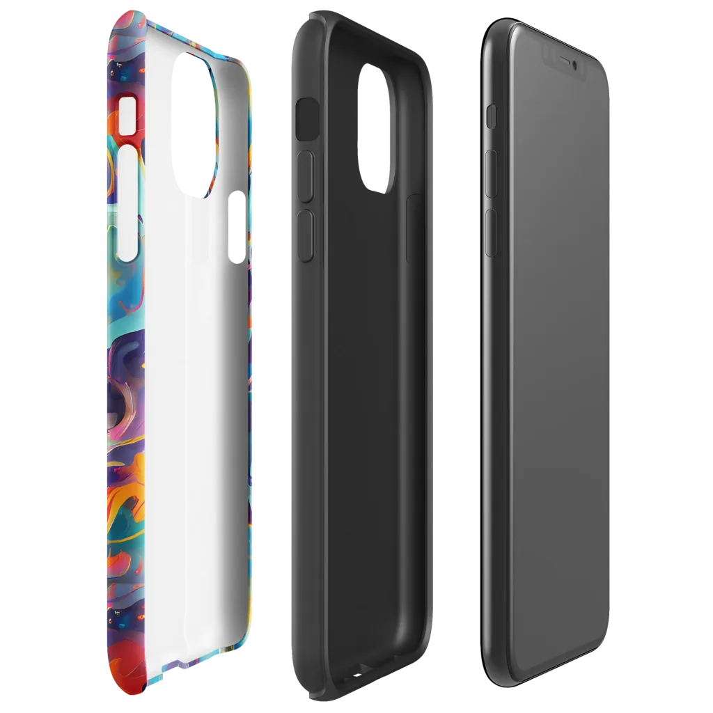 Whimsical Fusion on Tough Case for iPhone® — Right