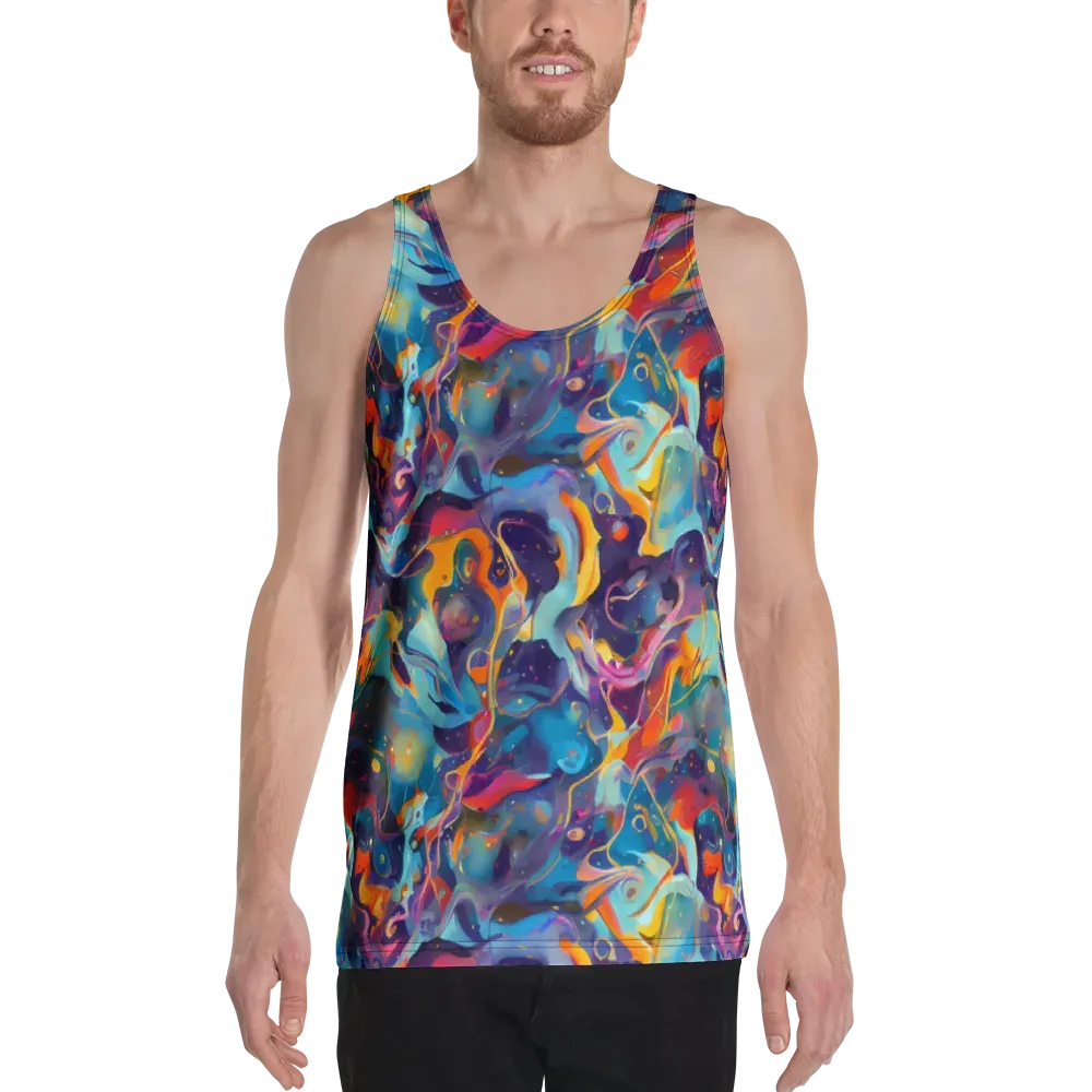 Whimsical Fusion on Men's Tank Top — Front