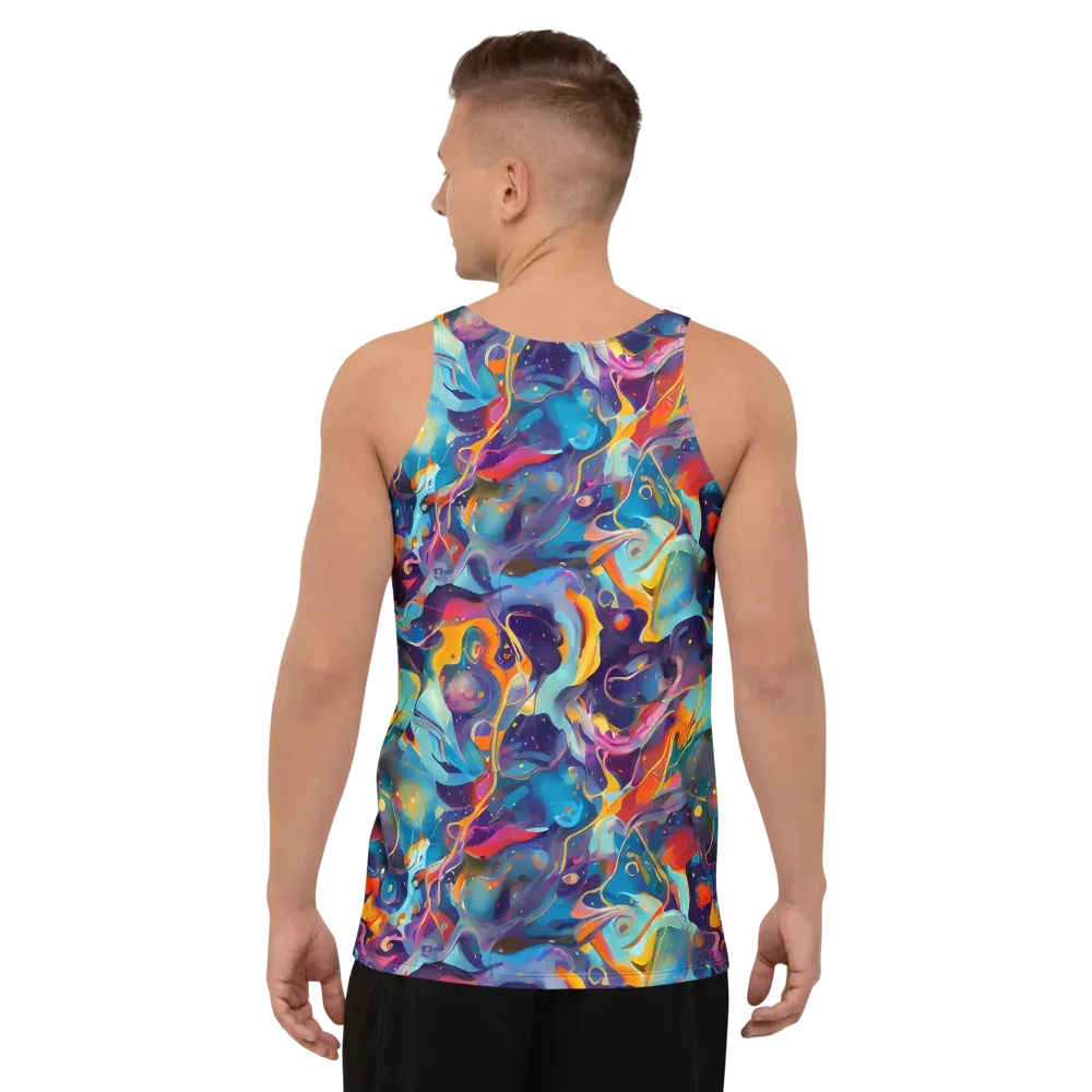 Whimsical Fusion on Men's Tank Top — Back