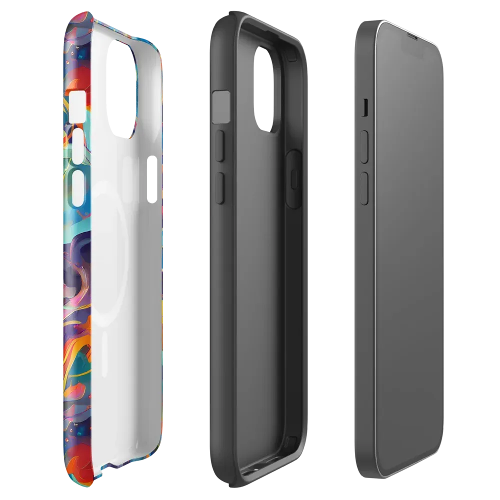 Whimsical Fusion on MagSafe Tough Case for iPhone® — Front