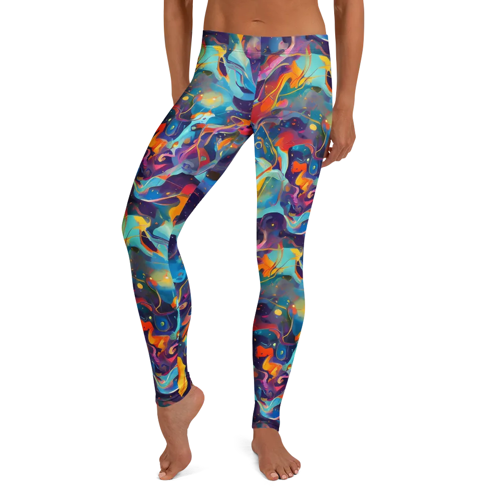 Whimsical Fusion on Leggings — Front