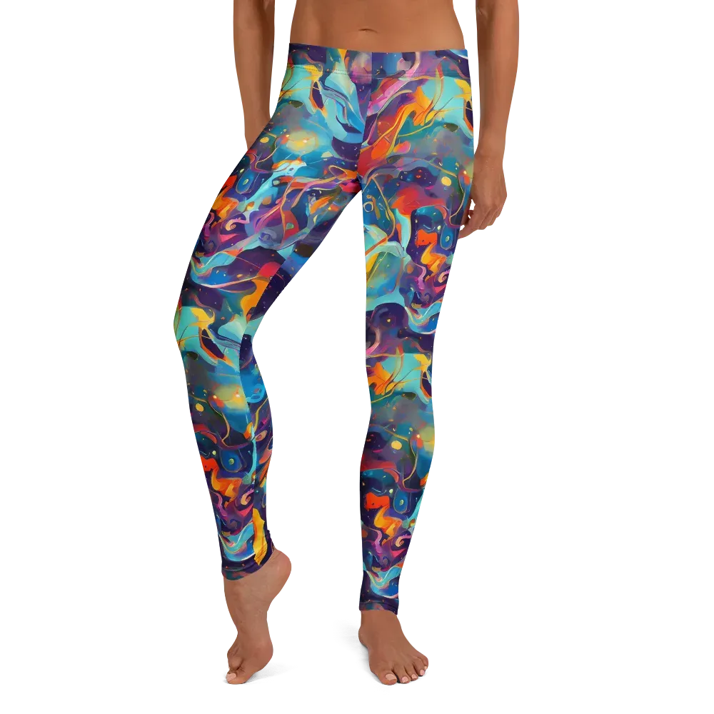 Whimsical Fusion on Leggings — Front