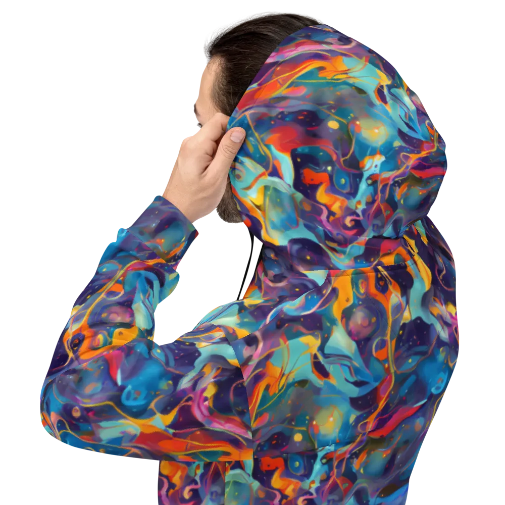 Whimsical Fusion on Hoodie — Back