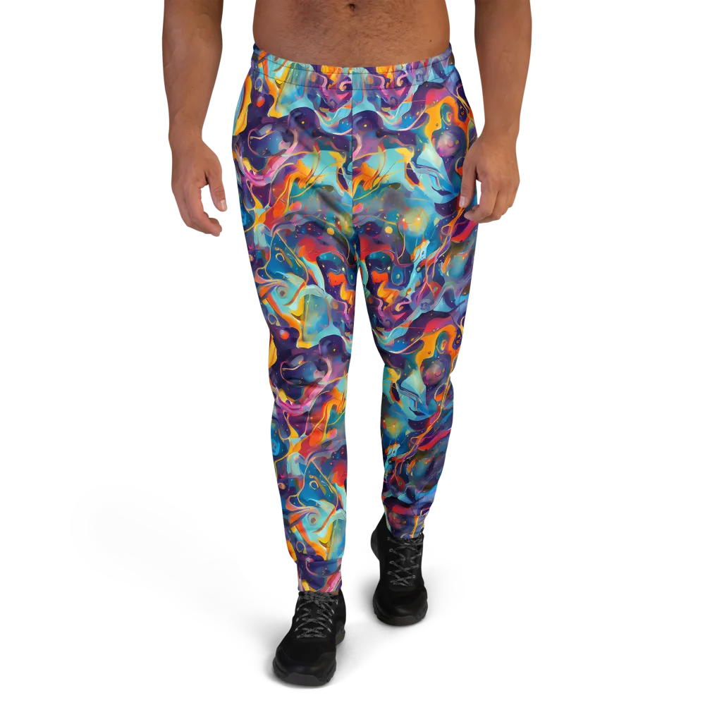Whimsical Fusion on Men's Joggers — Front