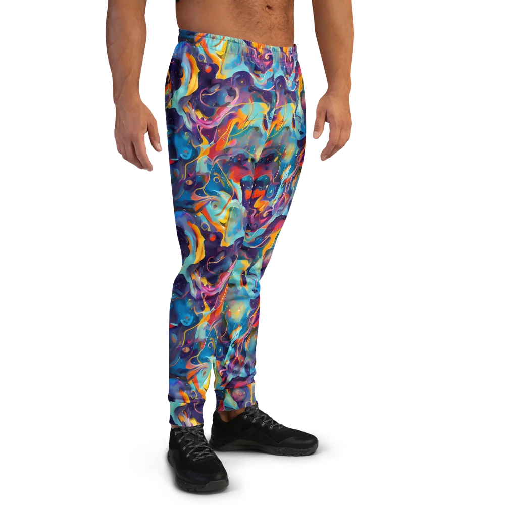 Whimsical Fusion on Men's Joggers — Right