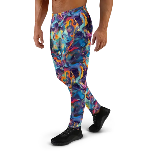 Whimsical Fusion on a Men's Joggers