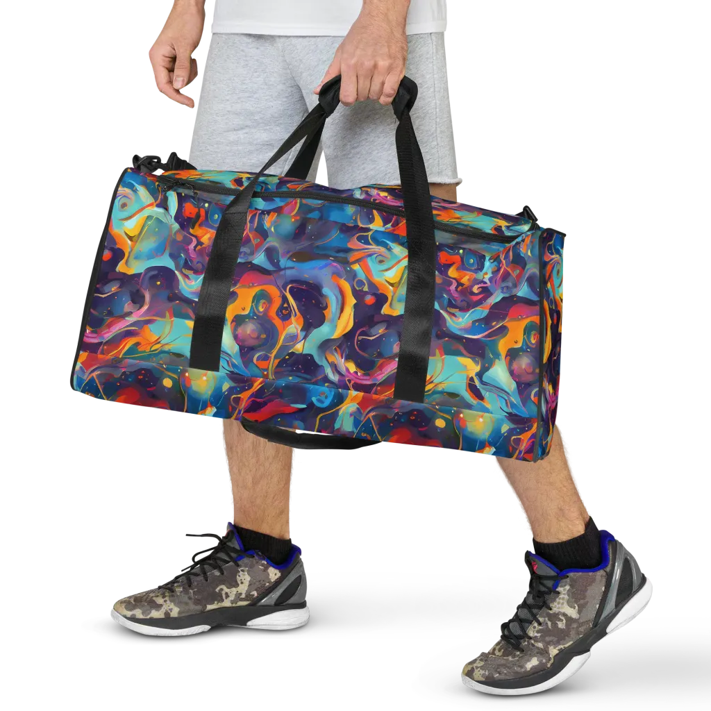 Whimsical Fusion on Duffle Bag — Front