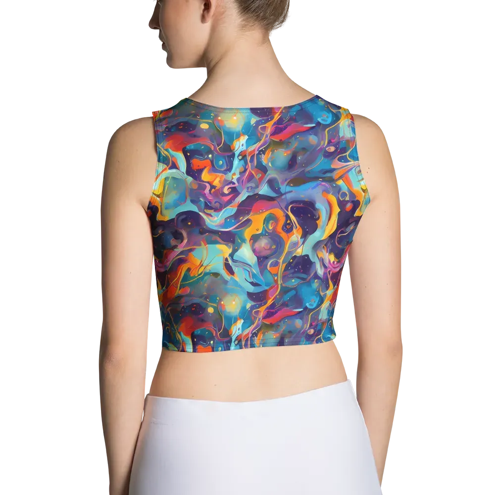 Whimsical Fusion on Crop Top — Back