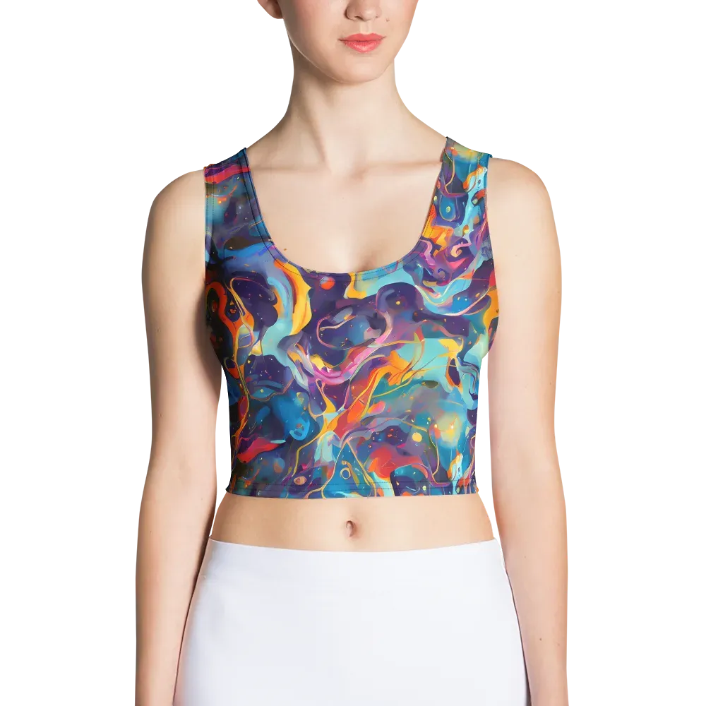 Whimsical Fusion on Crop Top — Front