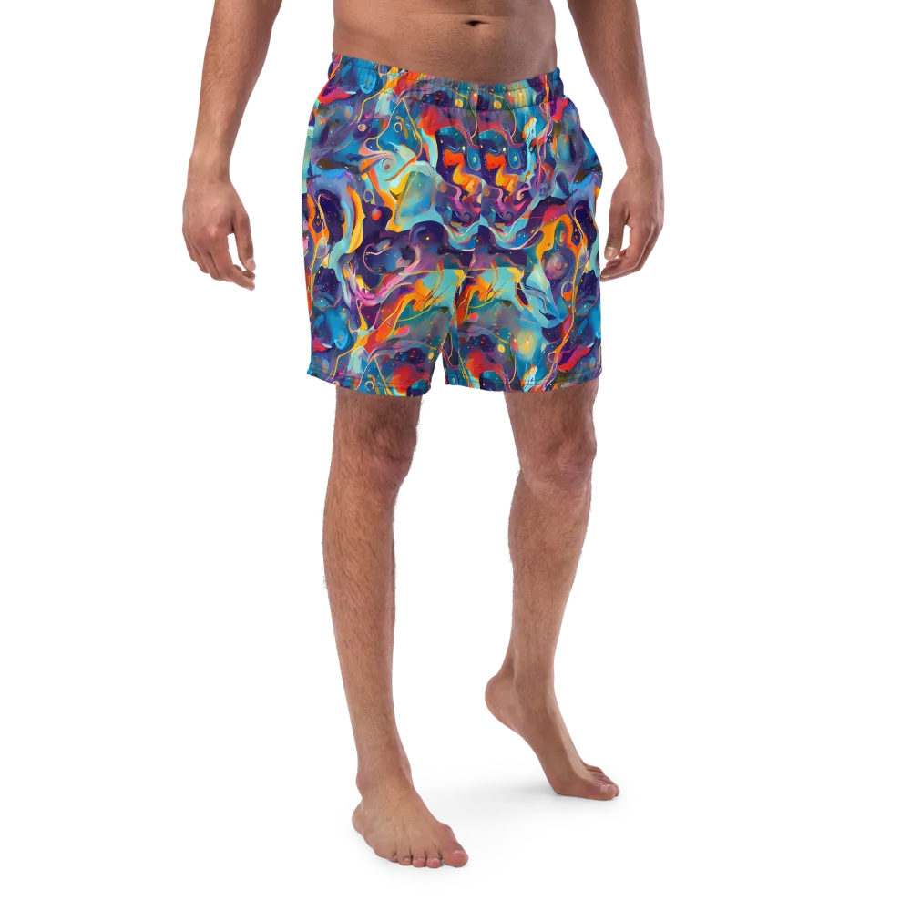 Whimsical Fusion on Swim Trunks — Front