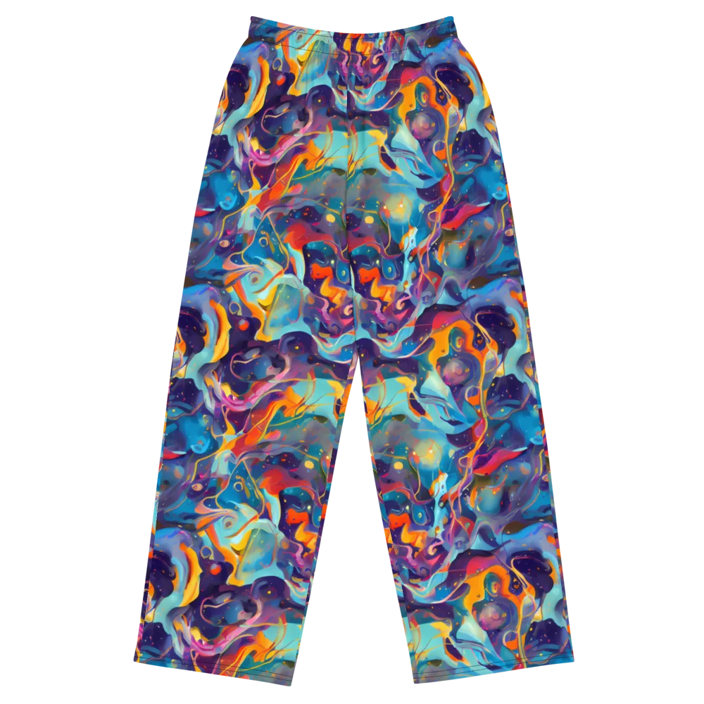 Whimsical Fusion on Wide-Leg Pants — Front