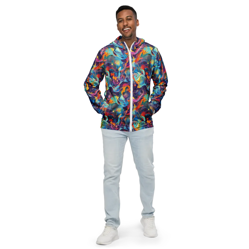 Whimsical Fusion on Men's Windbreaker — Front