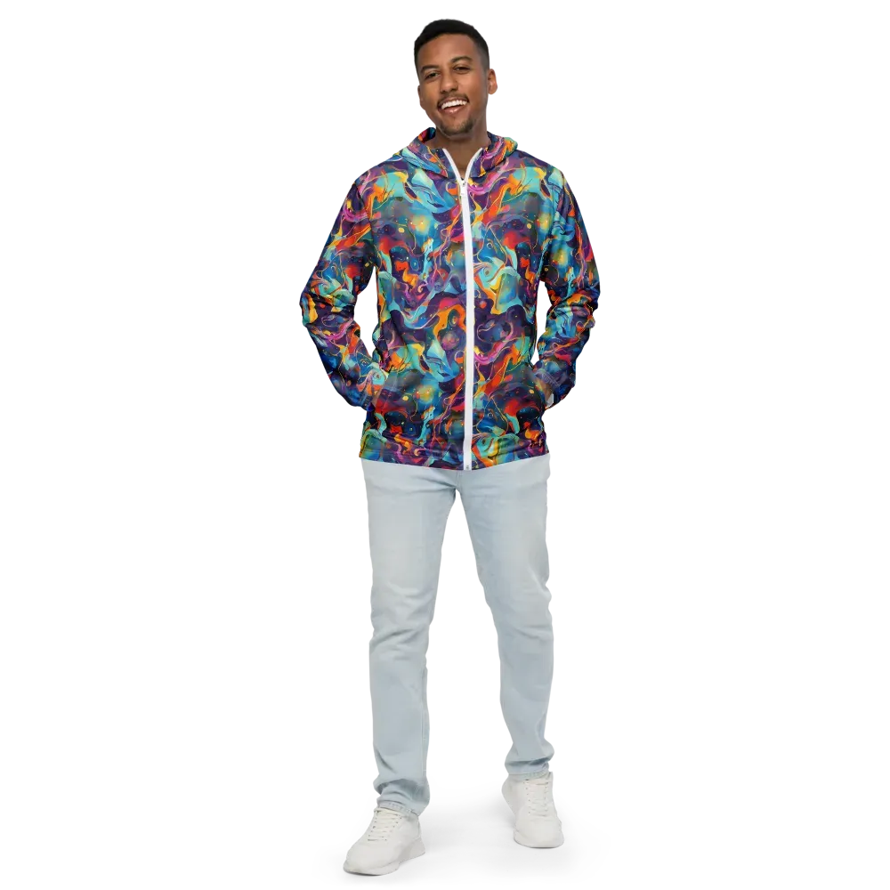 Whimsical Fusion on Men's Windbreaker — Front